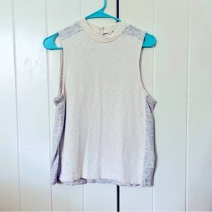 Madewell Mixtape Mock Neck Tank in Colorblock